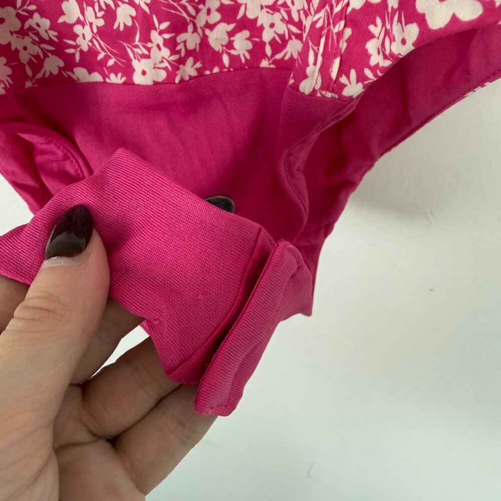 NWT Zara Floral Printed Corset Bodysuit Spaghetti Straps Pink Size Small S NEW - Picture 10 of 14